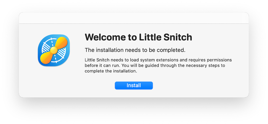 Welcome to Little Snitch installation