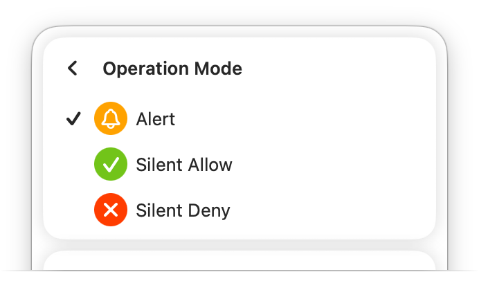 Switch to Alert Mode
