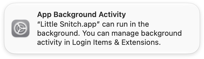 Background items added