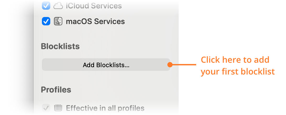 Add Blocklist